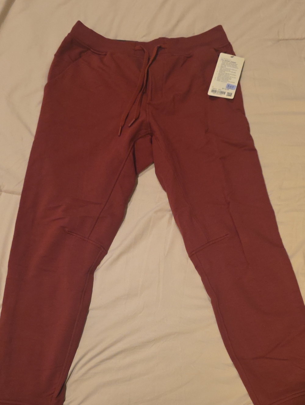 lululemon athletica Men's Burgundy City Sweat Joggers